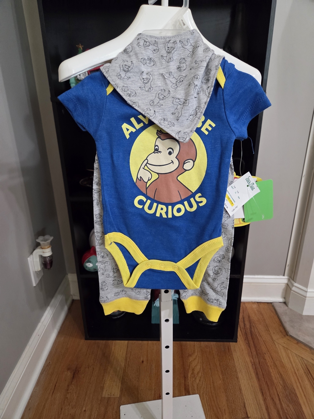 Blue & Yellow Curious George Baby Matching Set